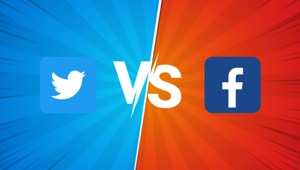 What is the difference between twitter and facebook?